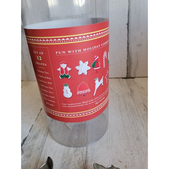 Vintage cookie cutters snowman tree candy cane candle kitchen‎ Xmas accessory - Picture 9 of 13